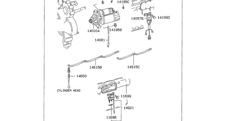 08-035(01) STARTER Mitsubishi 6D16 Engine-SK330LC-6E SK330-6E SK350LC-6E Kobelco Excavator Parts Number Electronic Catalog EPC Manuals