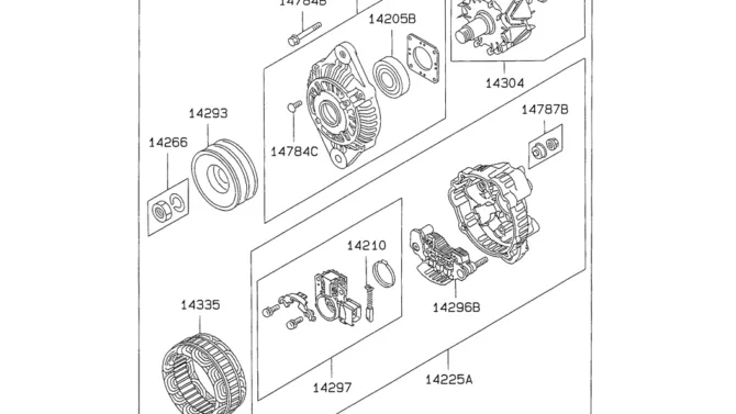 08-036(02) ALTERNATOR AND REGULATOR-SK330LC-6E SK330-6E SK350LC-6E Kobelco Excavator Parts Number Electronic Catalog EPC Manuals