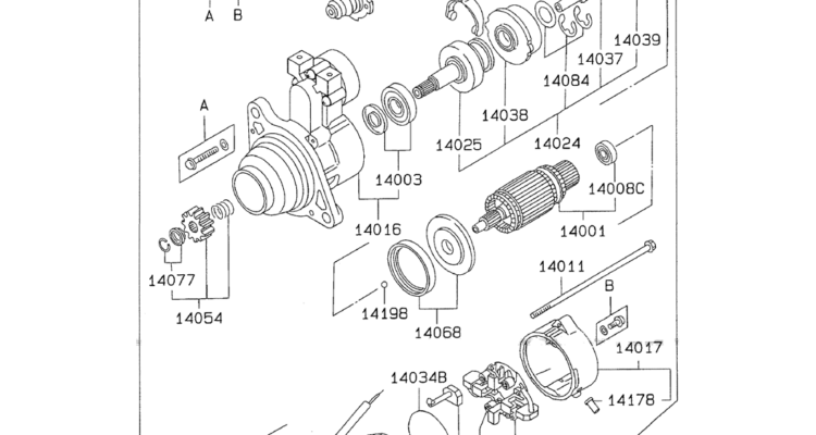 08-037(02)STARTER Mitsubishi 6D24-Kobelco SK480LC-6E SK480-6S SK480LC-6 SK450-6 Excavator Parts Number Electronic Catalog EPC Manuals