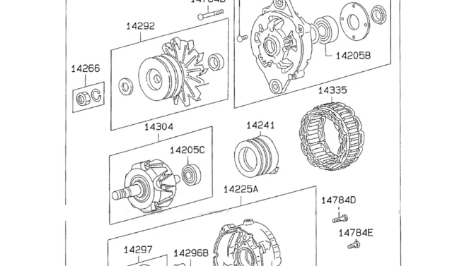 08-038(02)ALTERNATOR AND REGULATOR-Kobelco SK480LC-6E SK480-6S SK480LC-6 SK450-6 Excavator Parts Number Electronic Catalog EPC Manuals