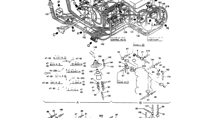 09-006(01) REMOTE-CONTROL ASSY (WRIST)-Kobelco SK220LC-3 SK250LC SK220-3 Excavator Parts Number Electronic Catalog EPC Manuals