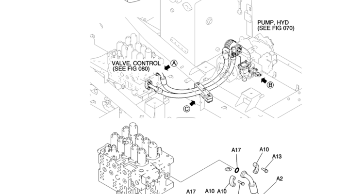 090-01-1 HYD LINES, PUMP-Kobelco SK200-8 SK210LC-8 SK210D-8 Excavator Parts Number Electronic Catalog EPC Manuals