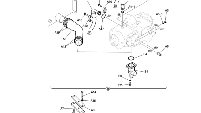 090-01-2 HYD LINES, PUMP-Kobelco SK200-8 SK210LC-8 SK210D-8 Excavator Parts Number Electronic Catalog EPC Manuals