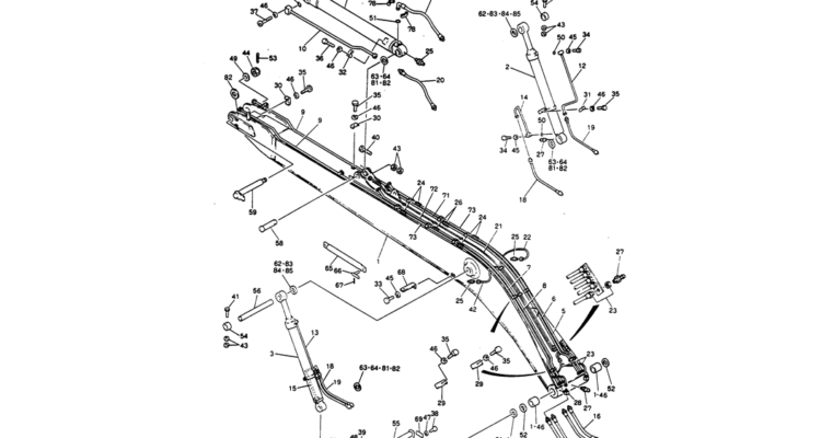 10-001 BOOM ASSY, 9.9M (60FT LONG RANGE)-Kobelco SK220LC-3 SK250LC SK220-3 Excavator Parts Number Electronic Catalog EPC Manuals