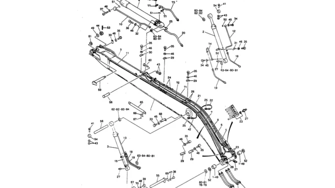 10-002 BOOM ASSY, 8.3M (50FT LONG RANGE)-CONTROL ASSY (BOOM SAFETY)-Kobelco SK220LC-3 SK250LC SK220-3 Excavator Parts Number Electronic Catalog EPC Manuals