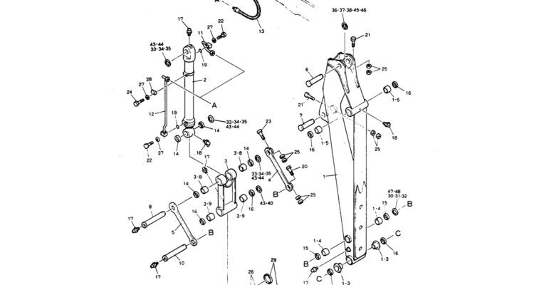 10-005 ARM ASSY, 3.66M P/N 24100J15110F1-Kobelco SK220LC-3 SK250LC SK220-3 Excavator Parts Number Electronic Catalog EPC Manuals