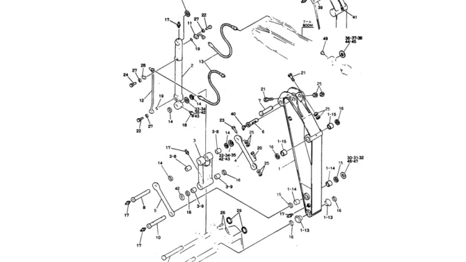 10-007 ARM ASSY, 2.05M P/N 24100J16463F1-Kobelco SK220LC-3 SK250LC SK220-3 Excavator Parts Number Electronic Catalog EPC Manuals