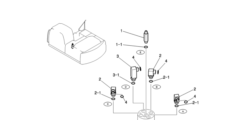 102-01-1 HYD LINES, SWIVEL-Kobelco SK200-8 SK210LC-8 SK210D-8 Excavator Parts Number Electronic Catalog EPC Manuals