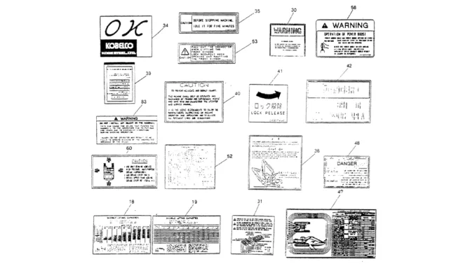 11-002(02) LABEL, NAME-PLATE P/N 24100J15197F1-Kobelco SK220LC-3 SK250LC SK220-3 Excavator Parts Number Electronic Catalog EPC Manuals