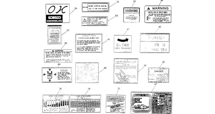 11-002(02) LABEL, NAME-PLATE P/N 24100J15197F1-Kobelco SK220LC-3 SK250LC SK220-3 Excavator Parts Number Electronic Catalog EPC Manuals