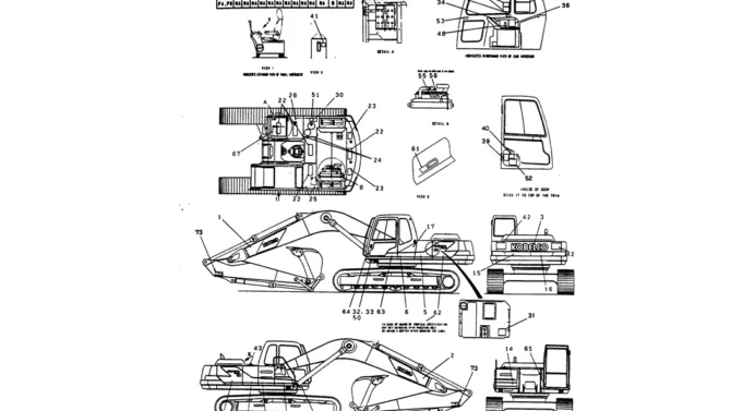 11-003(01) LABEL, NAME-PLATE P/N 24100J15197F2, F3, F4, F5-Kobelco SK220LC-3 SK250LC SK220-3 Excavator Parts Number Electronic Catalog EPC Manuals