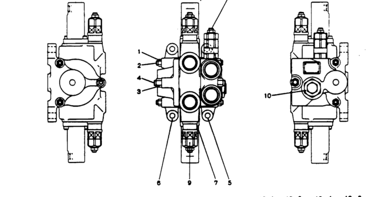 12-004 VALVE, CONTROL ( EXTRA & BREAKER)-Kobelco SK220LC-3 SK250LC SK220-3 Excavator Parts Number Electronic Catalog EPC Manuals