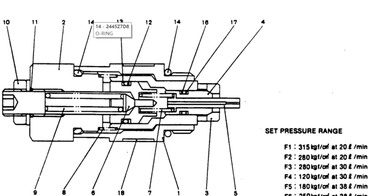 12 005 VALVE ASSY, OVERLOAD RELIEF