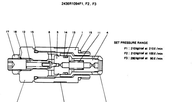 12-007 VALVE ASSY, MAIN RELIEF-Kobelco SK220LC-3 SK250LC SK220-3 Excavator Parts Number Electronic Catalog EPC Manuals