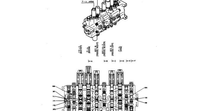 12-009(01) VALVE ASSY, CONTROL-Kobelco SK220LC-3 SK250LC SK220-3 Excavator Parts Number Electronic Catalog EPC Manuals