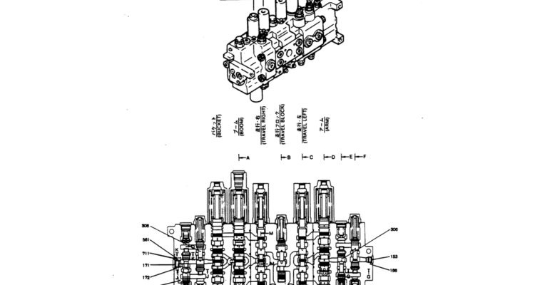 12-009(01) VALVE ASSY, CONTROL-Kobelco SK220LC-3 SK250LC SK220-3 Excavator Parts Number Electronic Catalog EPC Manuals