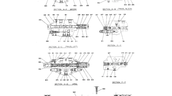 -12-010 VALVE ASSY, RELIEF P/N 2436R683F1, F2, F3, F4, F5, F6Kobelco SK220LC-3 SK250LC SK220-3 Excavator Parts Number Electronic Catalog EPC Manuals