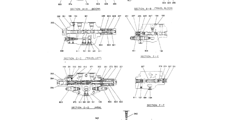 -12-010 VALVE ASSY, RELIEF P/N 2436R683F1, F2, F3, F4, F5, F6Kobelco SK220LC-3 SK250LC SK220-3 Excavator Parts Number Electronic Catalog EPC Manuals