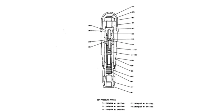 12-016 VALVE ASSY, RELIEF-Kobelco SK220LC-3 SK250LC SK220-3 Excavator Parts Number Electronic Catalog EPC Manuals