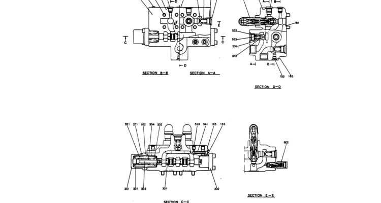 12-019 VALVE ASSY, CONTROL (SWING)-Kobelco SK220LC-3 SK250LC SK220-3 Excavator Parts Number Electronic Catalog EPC Manuals