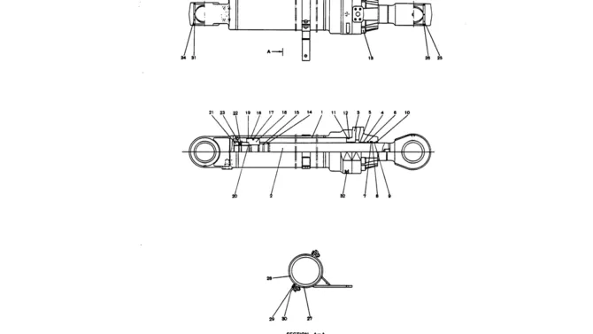 12-032 CYLINDER ASSY (L.H. BOOM)-Kobelco SK220LC-3 SK250LC SK220-3 Excavator Parts Number Electronic Catalog EPC Manuals