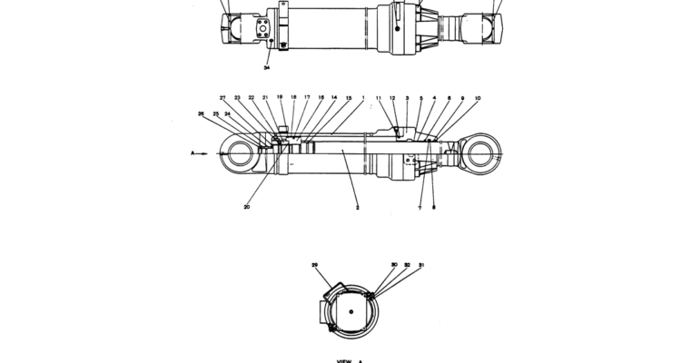 12-033 CYLINDER ASSY (ARM)-Kobelco SK220LC-3 SK250LC SK220-3 Excavator Parts Number Electronic Catalog EPC Manuals