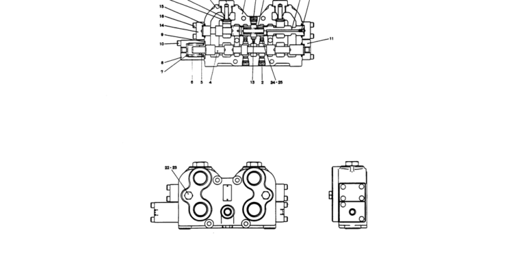 12-044 VALVE ASSY, FLOW DIVIDER-Kobelco SK220LC-3 SK250LC SK220-3 Excavator Parts Number Electronic Catalog EPC Manuals