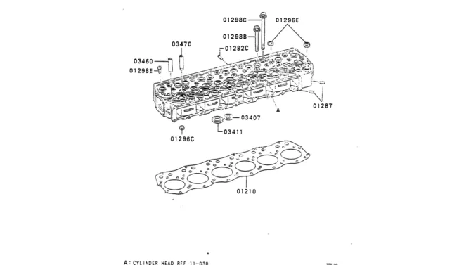 13-008 CYLINDER HEAD Mitsubishi 6D31 ENGINE-Kobelco SK220LC-3 SK250LC SK220-3 Excavator Parts Number Electronic Catalog EPC Manuals