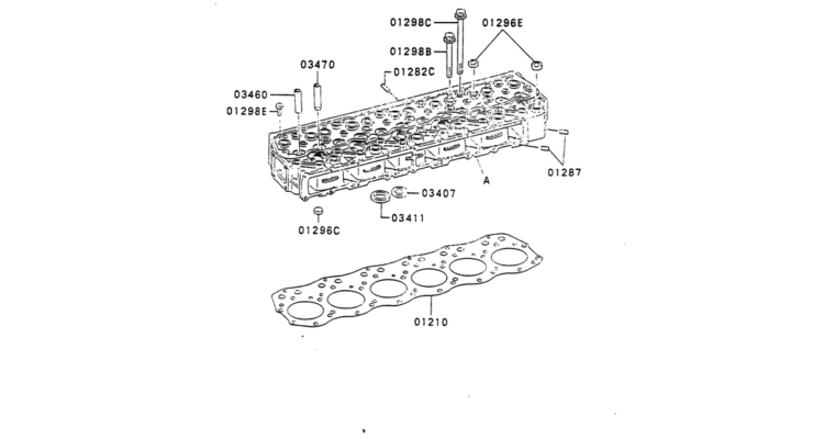 13-008 CYLINDER HEAD Mitsubishi 6D31 ENGINE-Kobelco SK220LC-3 SK250LC SK220-3 Excavator Parts Number Electronic Catalog EPC Manuals
