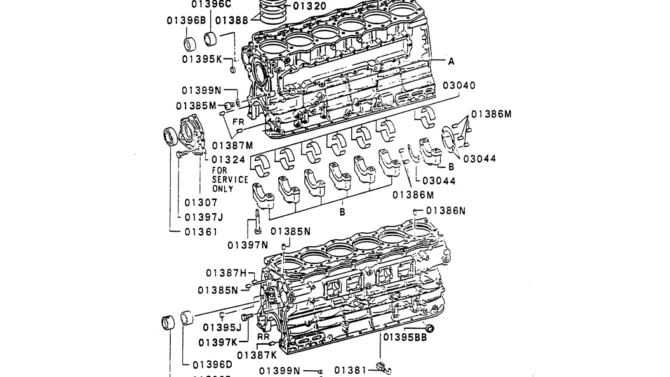 13-009 CYLINDER BLOCK Mitsubishi 6D31 ENGINE-Kobelco SK220LC-3 SK250LC SK220-3 Excavator Parts Number Electronic Catalog EPC Manuals
