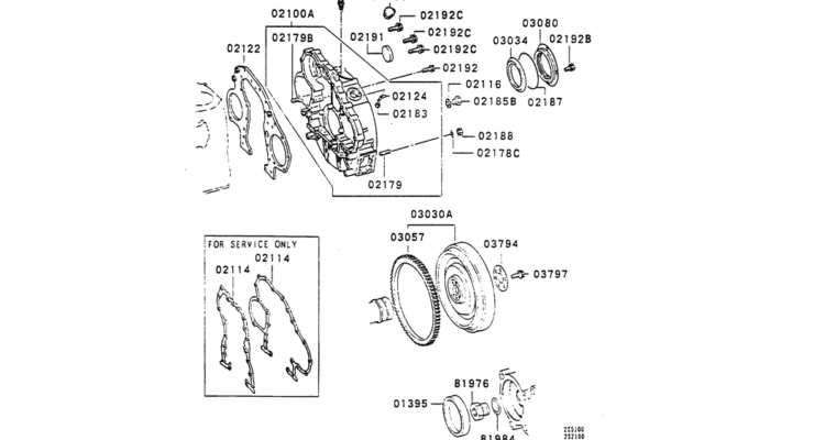 13-011 FLYWHEEL & HOUSING Mitsubishi 6D31 ENGINE-Kobelco SK220LC-3 SK250LC SK220-3 Excavator Parts Number Electronic Catalog EPC Manuals