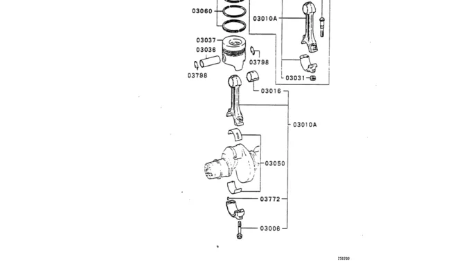 13-012(01) PISTON, CONNROD & CRANKSHAFT-Kobelco SK220LC-3 SK250LC SK220-3 Excavator Parts Number Electronic Catalog EPC Manuals