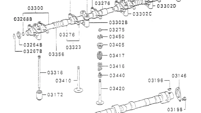 13-013(02) CAMSHAFT AND VALVE Mitsubishi 6D31 ENGINE-Kobelco SK220LC-3 SK250LC SK220-3 Excavator Parts Number Electronic Catalog EPC Manuals
