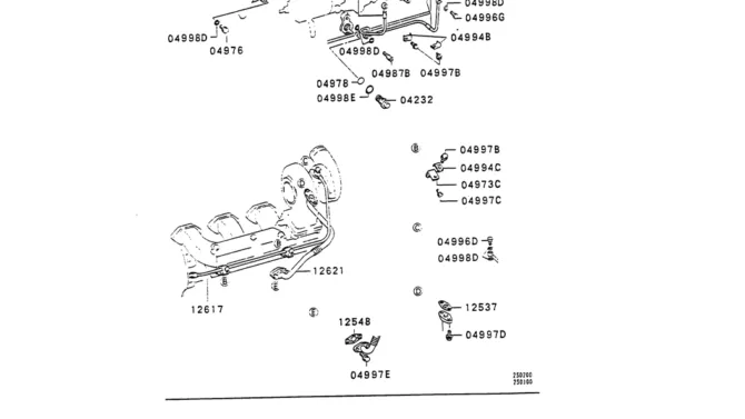 13-019 OIL LINE Mitsubishi 6D31 ENGINE-Kobelco SK220LC-3 SK250LC SK220-3 Excavator Parts Number Electronic Catalog EPC Manuals