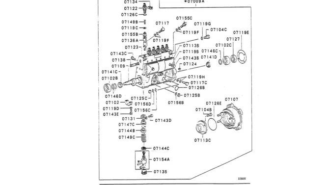 13-022 INJECTION PUMP Mitsubishi 6D31 ENGINE-Kobelco SK220LC-3 SK250LC SK220-3 Excavator Parts Number Electronic Catalog EPC Manuals