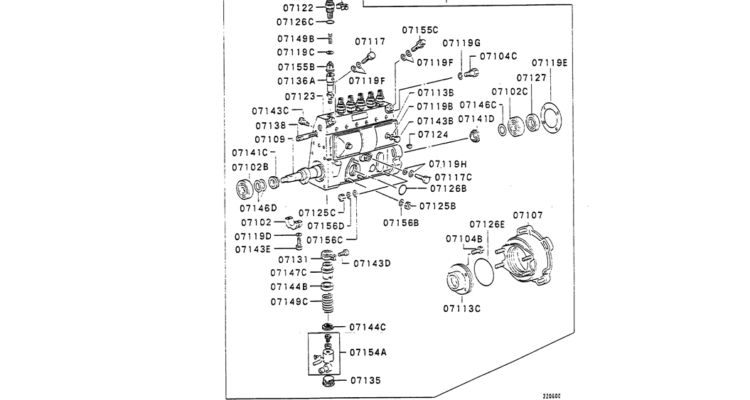 13 022 INJECTION PUMP Mitsubishi 6D31 ENGINE