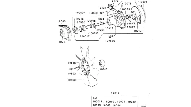 13-028 WATER PUMP & FAN Mitsubishi 6D31 ENGINE-Kobelco SK220LC-3 SK250LC SK220-3 Excavator Parts Number Electronic Catalog EPC Manuals