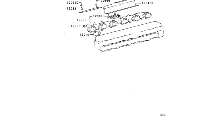 13-031 EXHAUST MANIFOLD-Kobelco SK220LC-3 SK250LC SK220-3 Excavator Parts Number Electronic Catalog EPC Manuals
