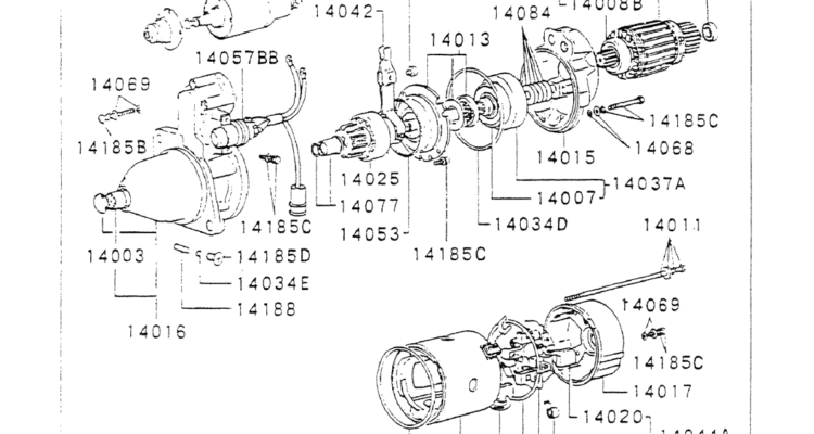 13-035(04) STARTER-Kobelco SK220LC-3 SK250LC SK220-3 Excavator Parts Number Electronic Catalog EPC Manuals