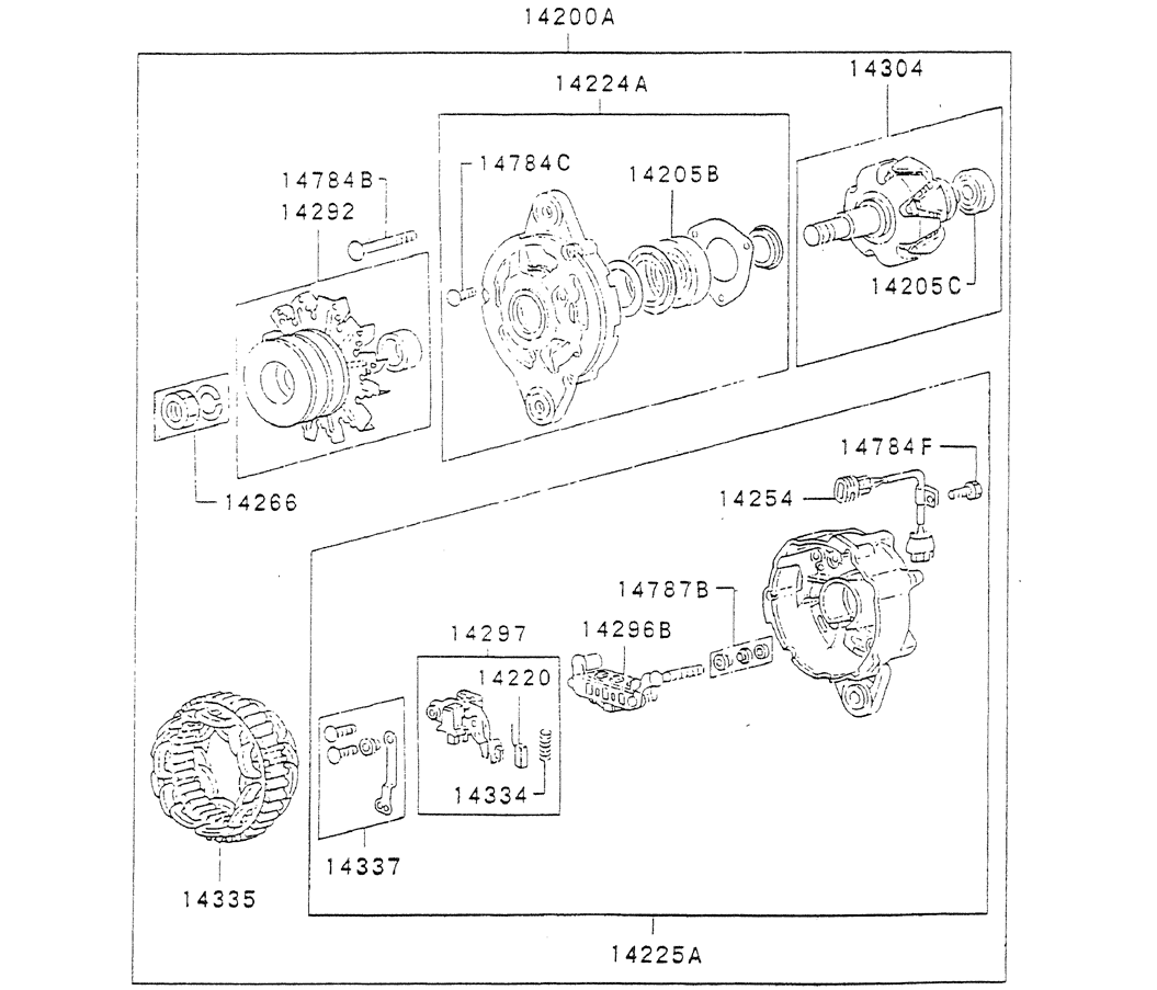 13-036(02) ALTERNATOR & REGULATOR Mitsubishi 6D31-T-Kobelco SK220LC-3 SK250LC SK220-3 Excavator Parts Number Electronic Catalog EPC Manuals