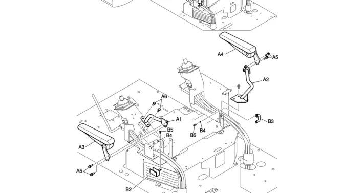 132-01-1 ARM REST-Kobelco SK200-8 SK210LC-8 SK210D-8 Excavator Parts Number Electronic Catalog EPC Manuals