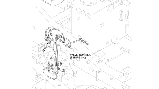 146-01-1-01 CONTROL LINES, MAIN (BOOM SAFETY)-Kobelco SK200-8 SK210LC-8 SK210D-8 Excavator Parts Number Electronic Catalog EPC Manuals