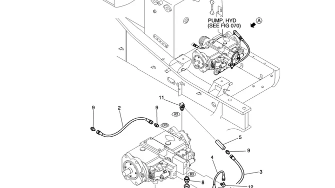 155-01-1 CONTROL LINES, PUMP-Kobelco SK200-8 SK210LC-8 SK210D-8 Excavator Parts Number Electronic Catalog EPC Manuals