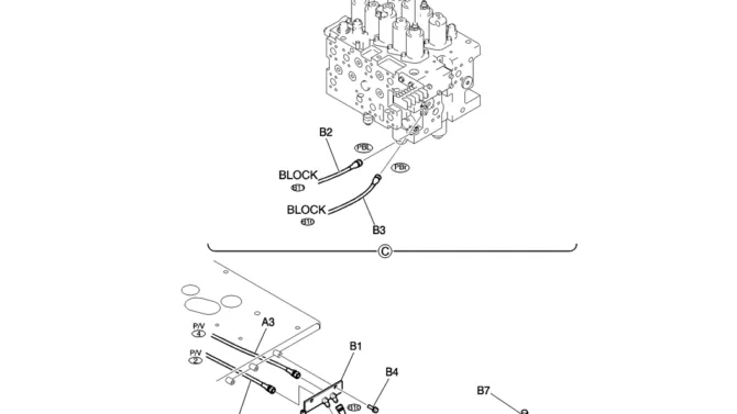 160-01-2 CONTROL LINES, PROPEL-Kobelco SK200-8 SK210LC-8 SK210D-8 Excavator Parts Number Electronic Catalog EPC Manuals