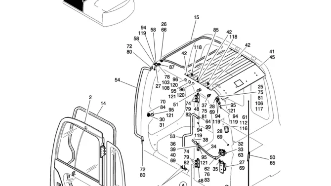 180-01-1 CAB ASSY-Kobelco SK200-8 SK210LC-8 SK210D-8 Excavator Parts Number Electronic Catalog EPC Manuals