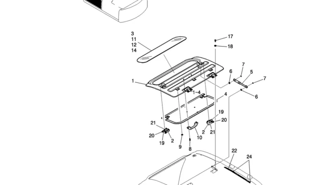 187-01-1 WINDOW ASSY, ROOF-Kobelco SK200-8 SK210LC-8 SK210D-8 Excavator Parts Number Electronic Catalog EPC Manuals
