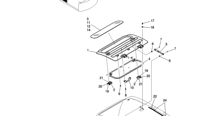 187-01-1 WINDOW ASSY, ROOF-Kobelco SK200-8 SK210LC-8 SK210D-8 Excavator Parts Number Electronic Catalog EPC Manuals