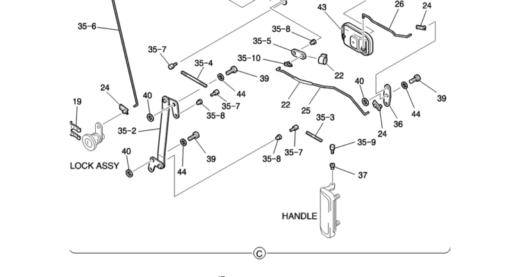 194-01-2-02 DOOR ASSY, CAB-Kobelco SK200-8 SK210LC-8 SK210D-8 Excavator Parts Number Electronic Catalog EPC Manuals