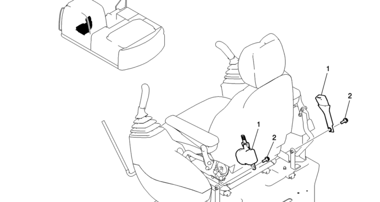 235-01-1 BELT ASSY, SEAT-Kobelco SK200-8 SK210LC-8 SK210D-8 Excavator Parts Number Electronic Catalog EPC Manuals