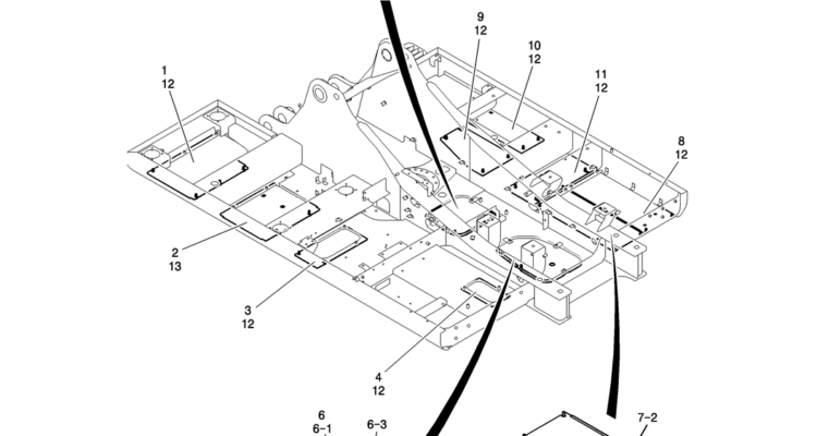 250-02-1 COVER ASSY, UNDER [HD (DISMANTLE)]-Kobelco SK200-8 SK210LC-8 SK210D-8 Excavator Parts Number Electronic Catalog EPC Manuals